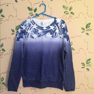 ❌DONATED❌Love. Fire Blue Pullover Sweatshirt